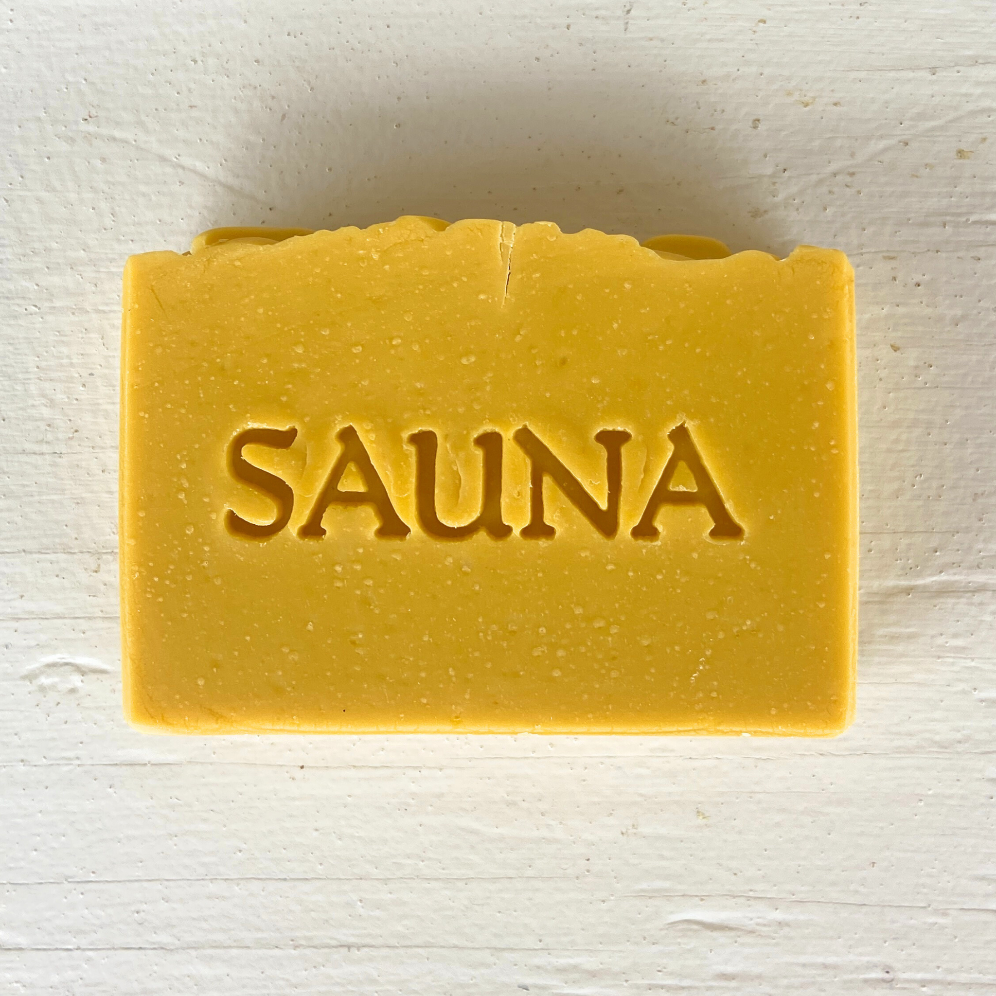 Sauna Soap Bar Eucalyptus & Lemon Yellow